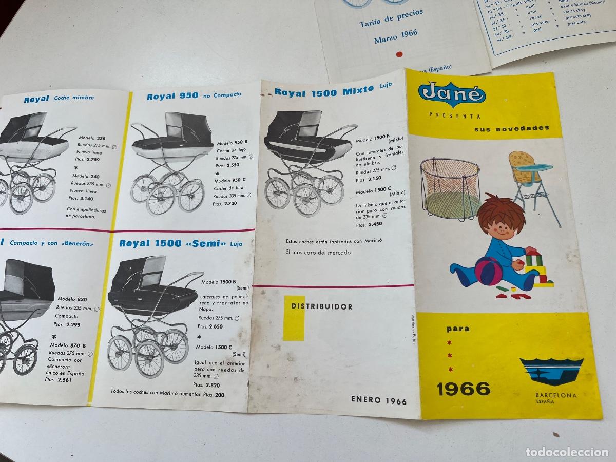 Cat&aacute;logos publicitarios: JAN&Eacute; COCHES DE BEBE 1966 CATALOGO ORIGINAL - Foto 5