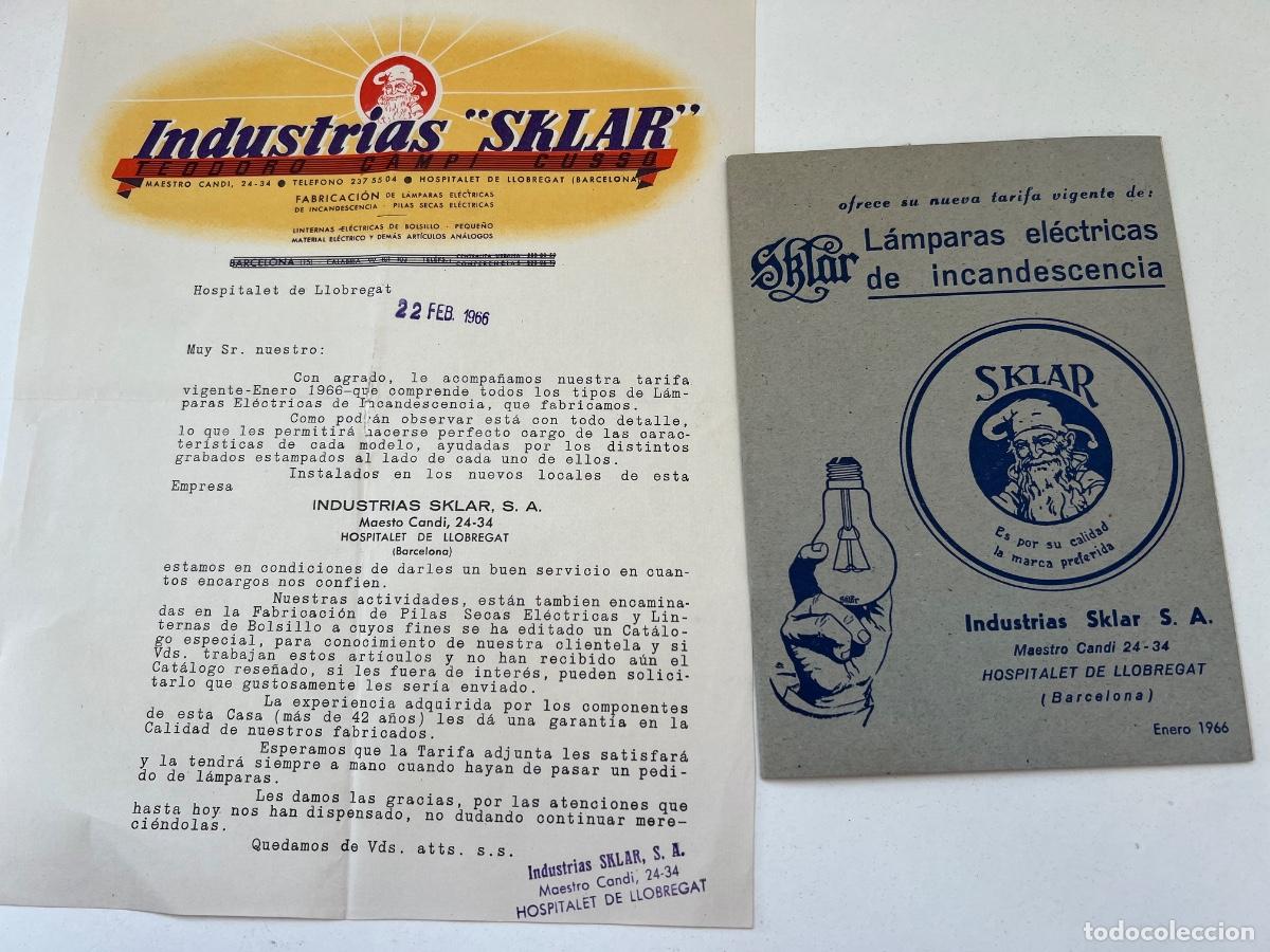 Cat&aacute;logos publicitarios: SKLAR LAMPARAS ELECTRICAS INCANDESCENCIA 1966 CATALOGO ORIGINAL