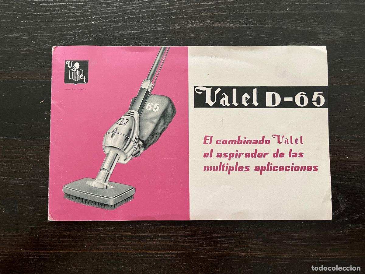 Cat&aacute;logos publicitarios: INSTRUCCIONES Aspiradora Valet D-65 + documentos de pago a plazos
