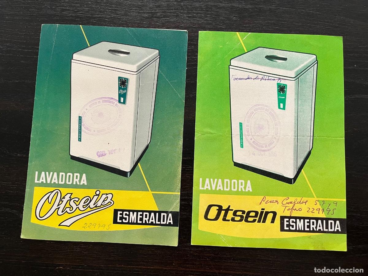Cat&aacute;logos publicitarios: LAVADORA ESMERALDA OTSEIN - INSTRUCCIONES + documentos de pago a plazos