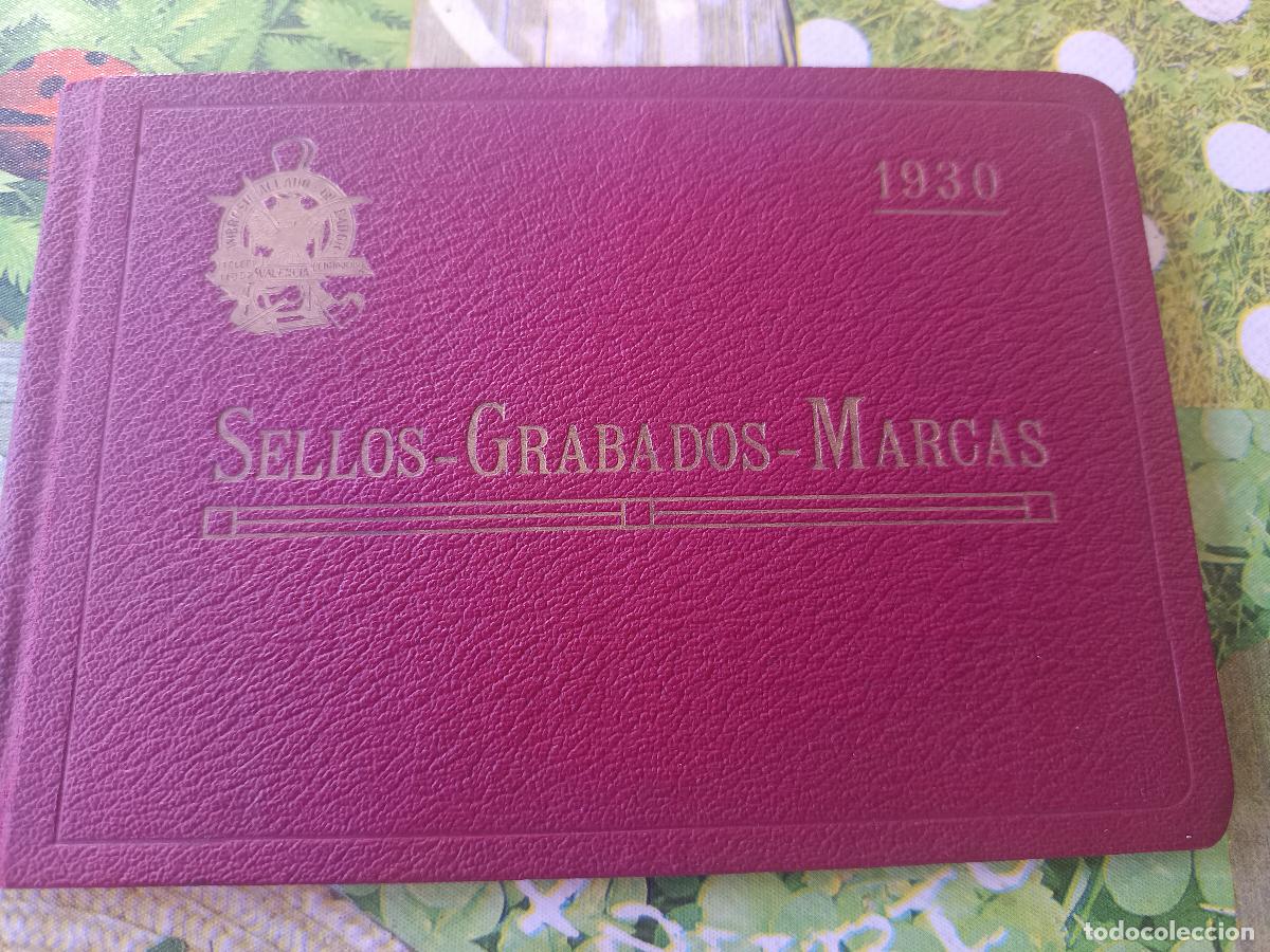 Cat&aacute;logos publicitarios: CATALOGO SELLOS GRABADOS MARCAS - AMBROSIO ALLADO, GRABADOR - VALENCIA - A&Ntilde;O 1930, 58 PAGINAS