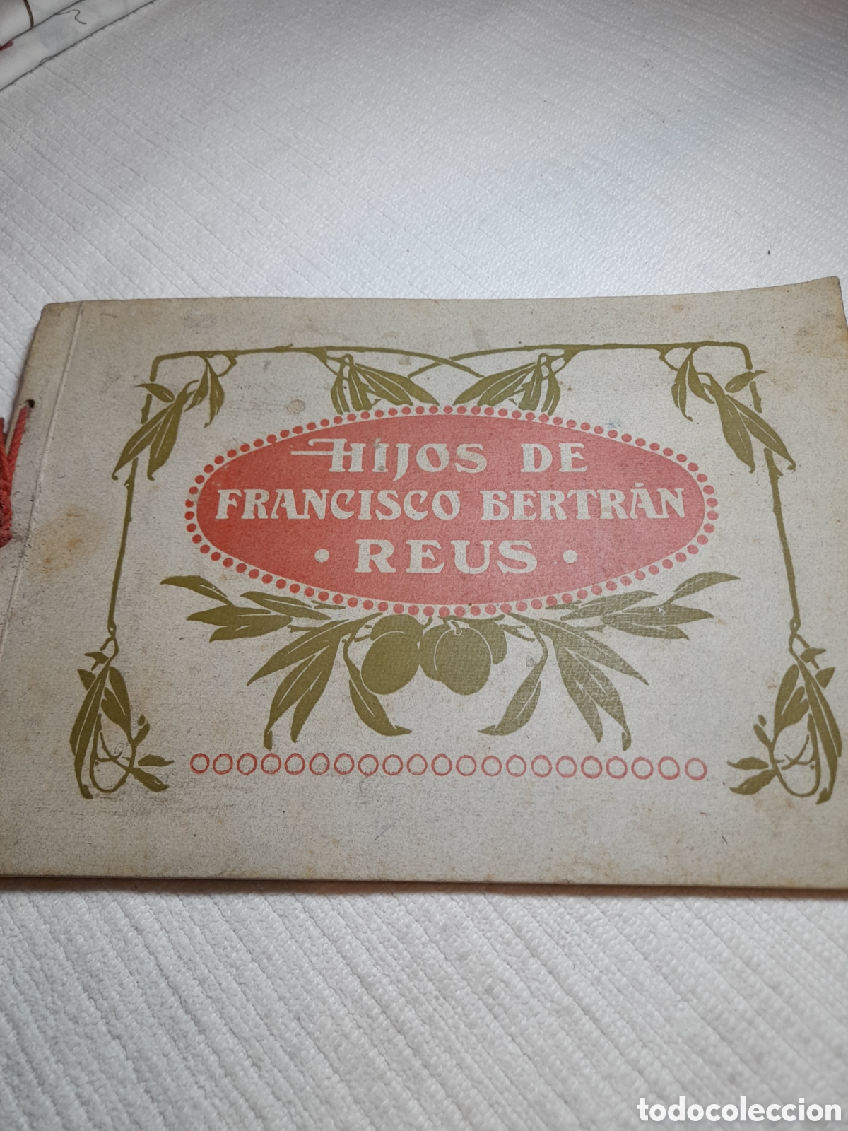 Cat&aacute;logos publicitarios: REUS Cat&aacute;logo ilustrado de Aceites Hijos de Francisco Bertr&aacute;n REUS