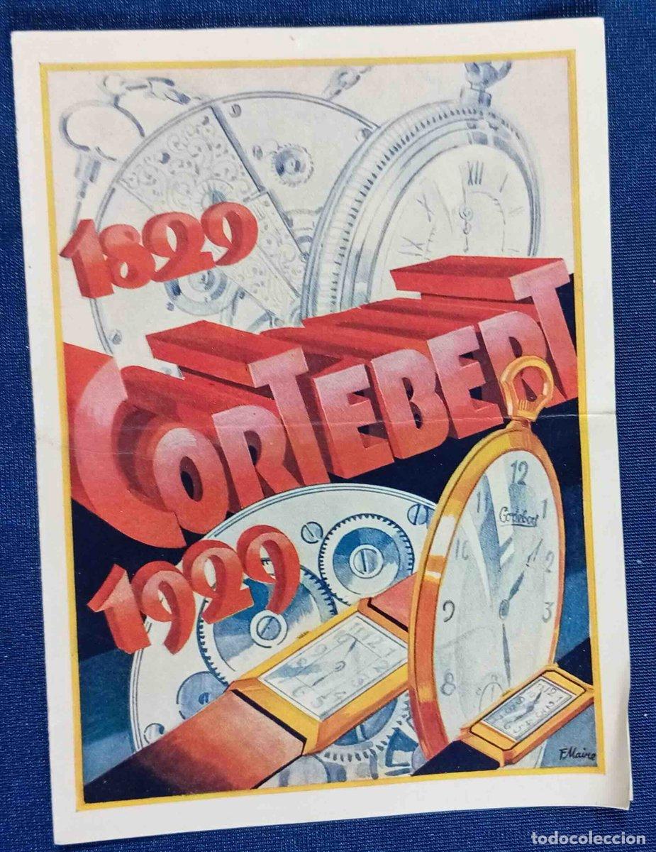 Cat&aacute;logos publicitarios: CAT&Aacute;LOGO / FOLLETO. RELOJES CORTEBERT. 1829 - 1929.