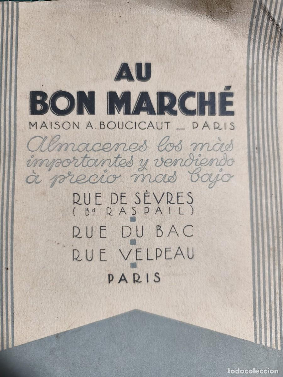 Cat&aacute;logos publicitarios: Cat&aacute;logo Antiguo Almacenes AU BON MARCH&Eacute; Par&iacute;s. En Espa&ntilde;ol. C. 1915. Fotos Juguetes, Moda, Edificio.