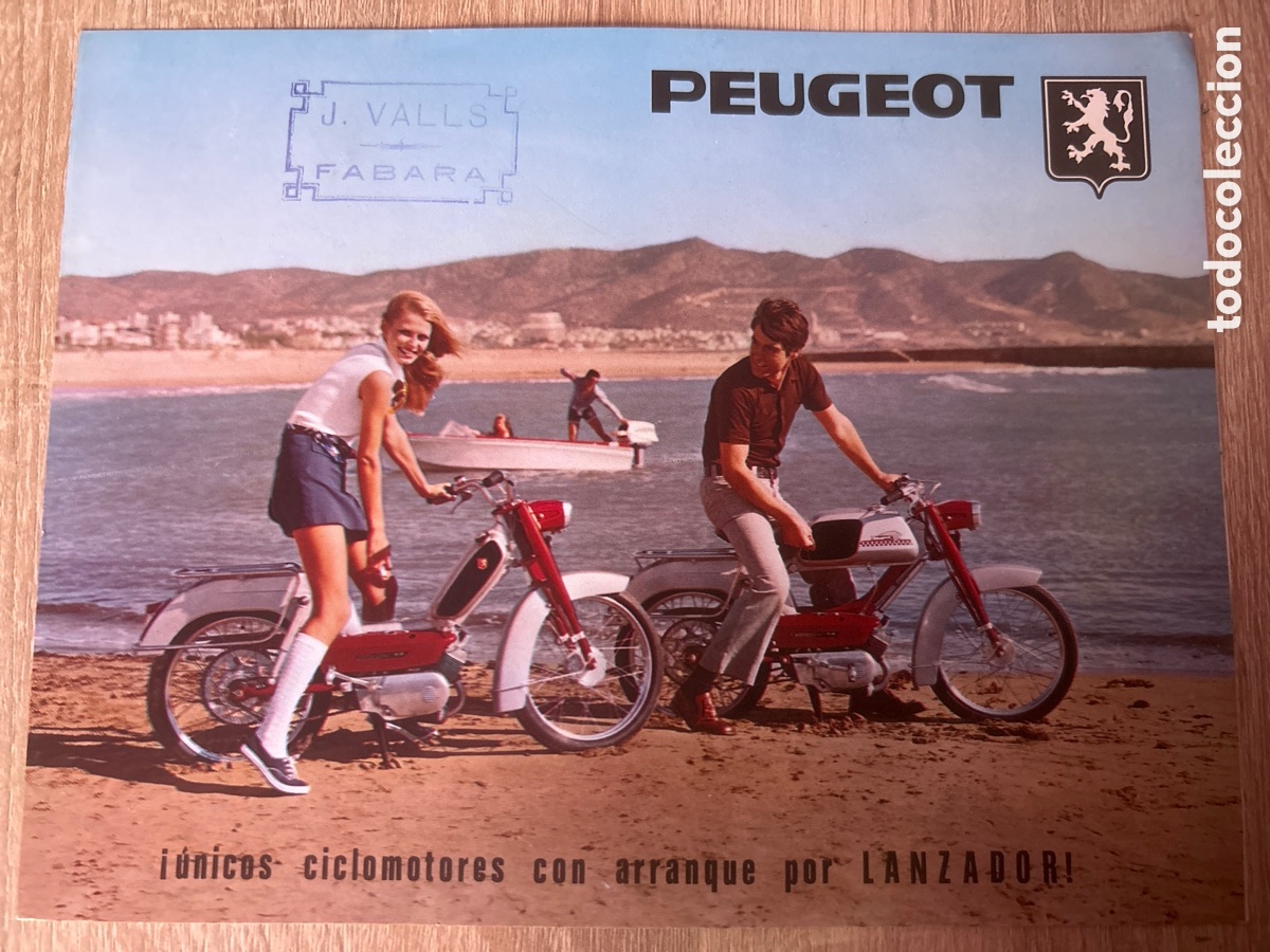Cat&aacute;logos publicitarios: Cat&aacute;logo publicitario ciclomotores peugeot