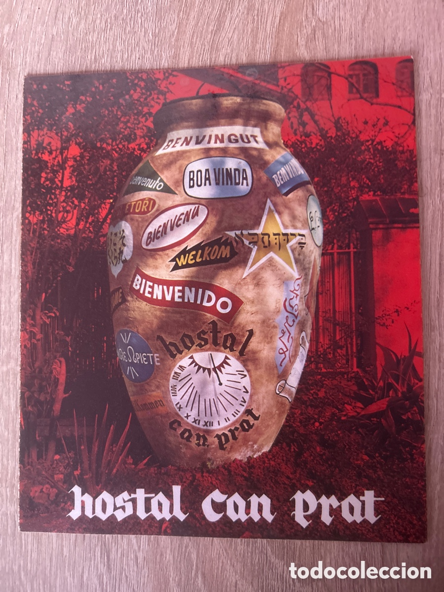 Cat&aacute;logos publicitarios: Folleto publicitario hostal can Prat a&ntilde;os 70