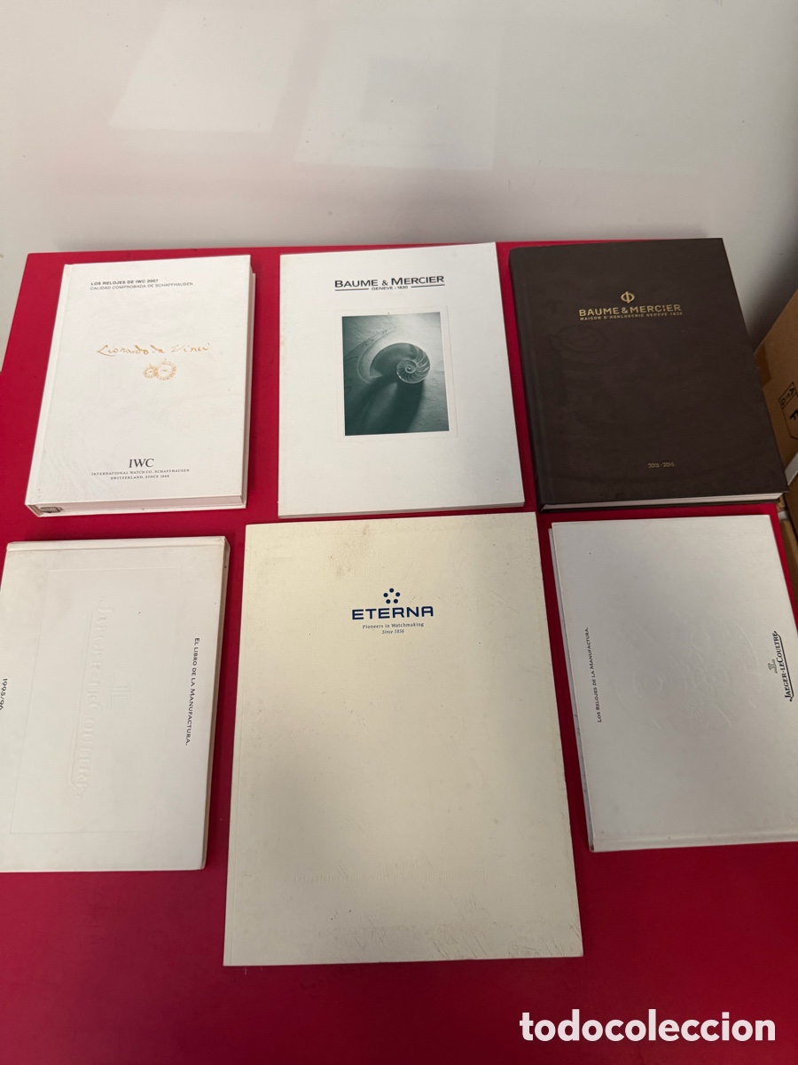 Cat&aacute;logos publicitarios: Lote 6 Cat&aacute;logos Alta Relojer&iacute;a Originales