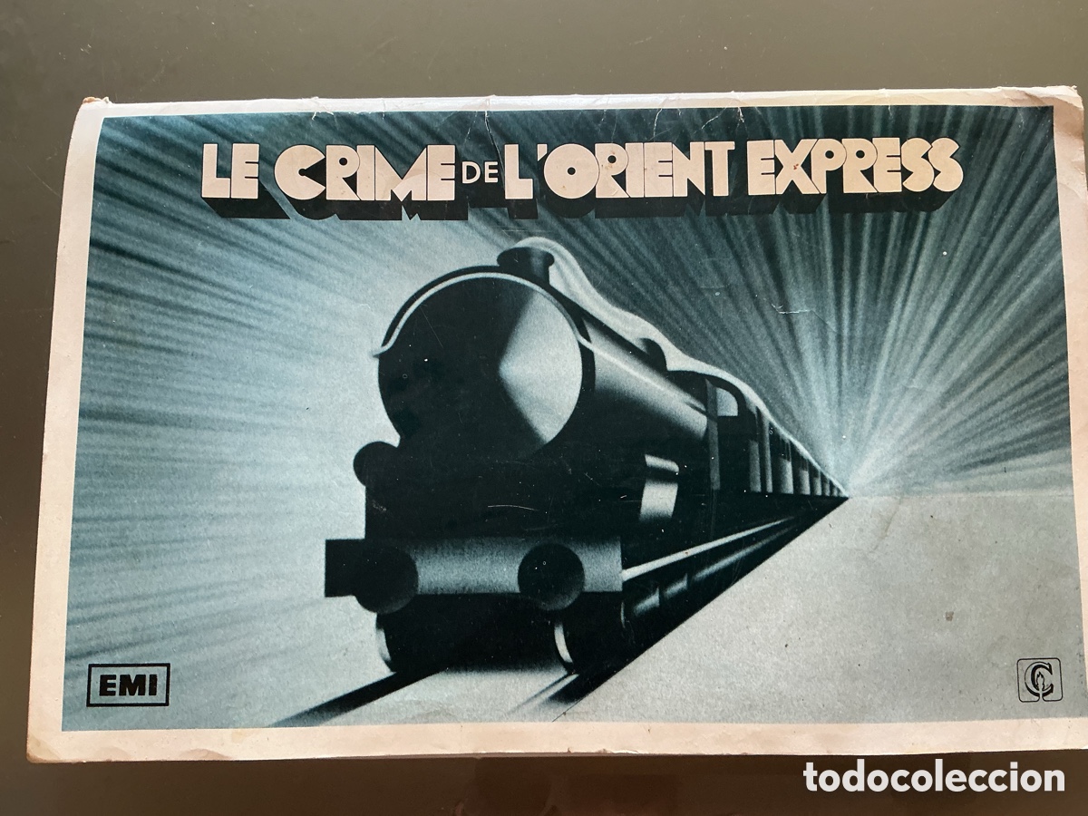 Cat&aacute;logos publicitarios: Pressbook original EMI 1974 Murder on the Orient Express Agatha Christie Sean Connery