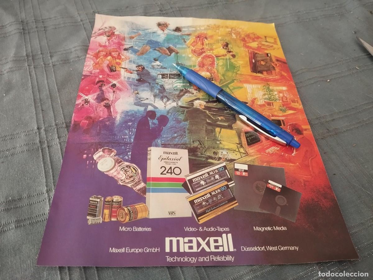 Cat&aacute;logos publicitarios: CINTAS MAXELL REVERSO TABACO SILK CUT ANUNCIO PUBLICIDAD REVISTA 1983