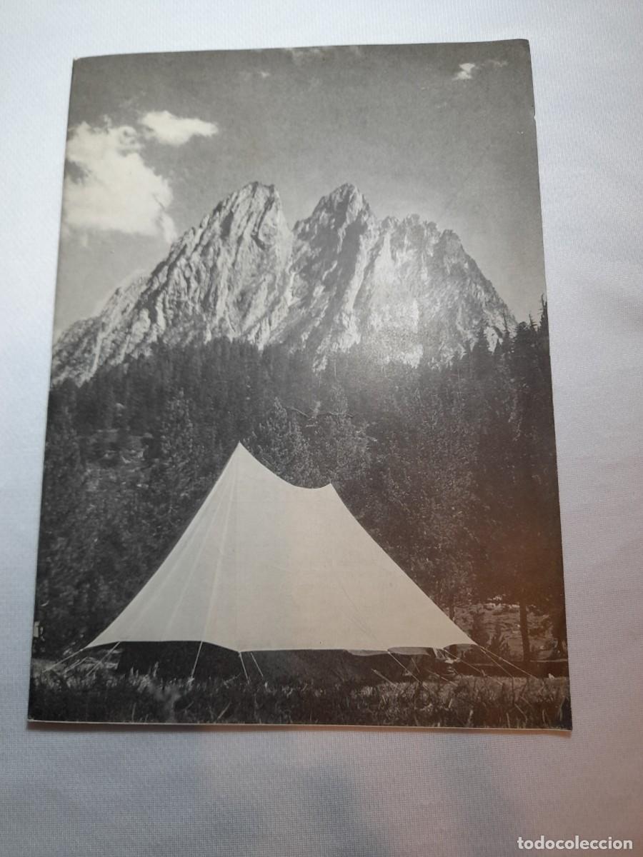 Cat&aacute;logos publicitarios: Cat&aacute;logo Bavillesset 1958 CAMPING. Tiendas de campa&ntilde;a, ropa y objetos diversos