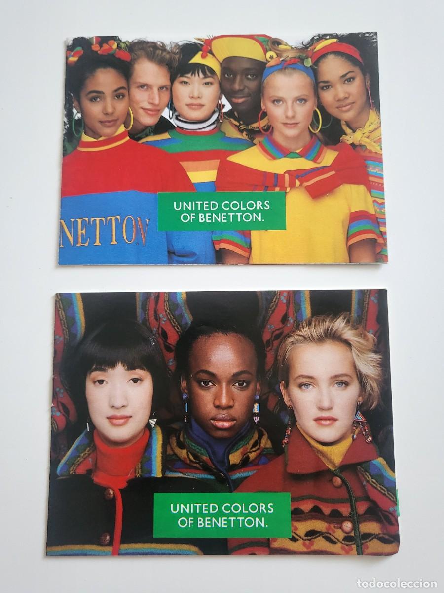 Cat&aacute;logos publicitarios: Lote Cat&aacute;logos Vintage United Colors of Benetton &ndash; Moda Publicidad Original A&ntilde;os 80/90