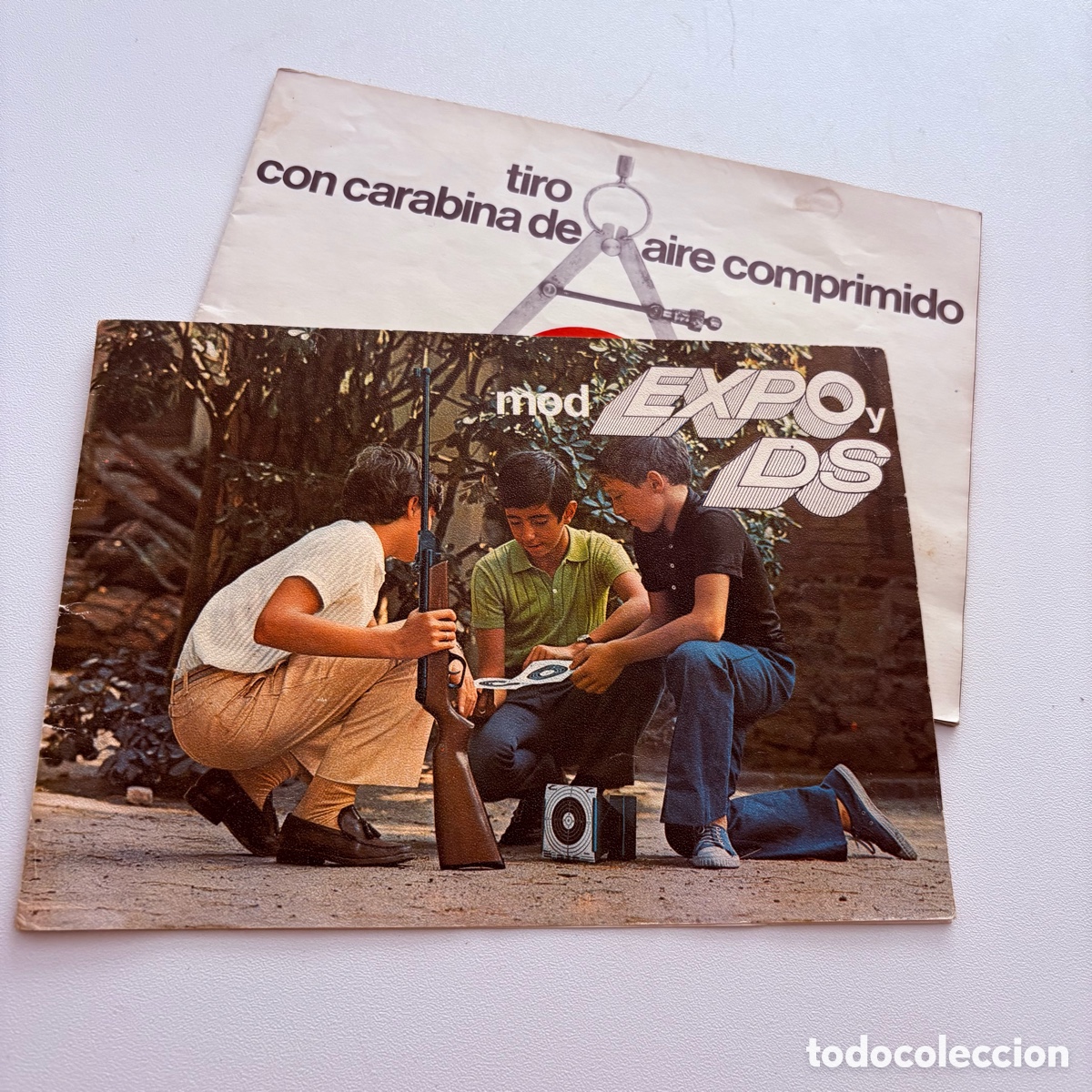 Cat&aacute;logos publicitarios: manual de instrucciones carabina el gamo mod. expo y ds de 1975