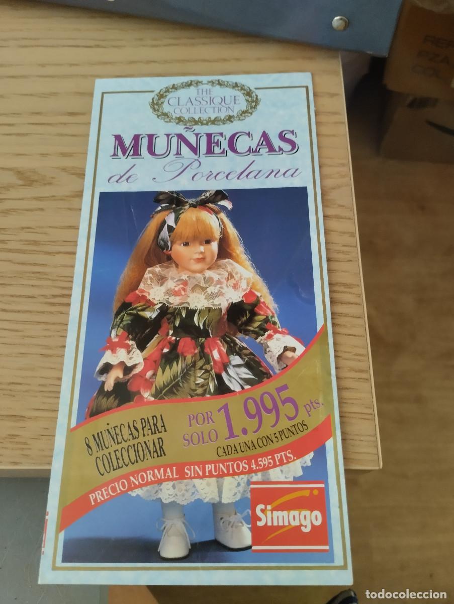 Cat&aacute;logos publicitarios: catalogo o folleto mu&ntilde;ecas de porcelana the classique collection simago
