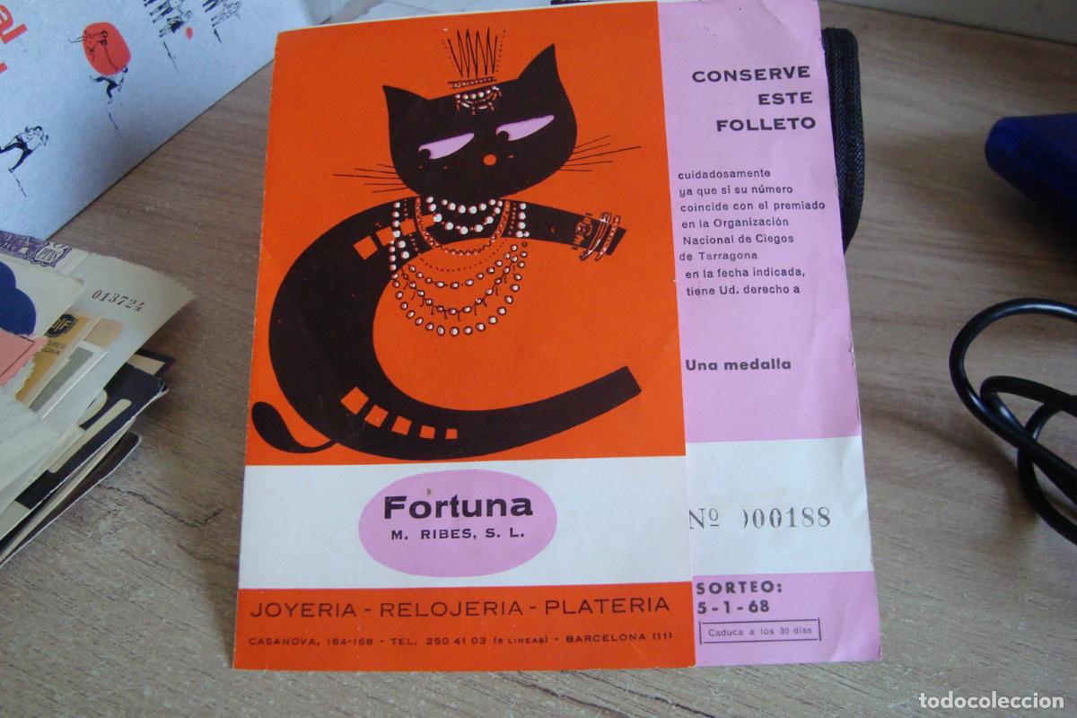 Cat&aacute;logos publicitarios: FOLLETO FORTUNA. M.RIBES S.L JOYERIA RELOJERIA BARCELONA 1968. ESTRADA BALCELLS SELVA DEL CAMP