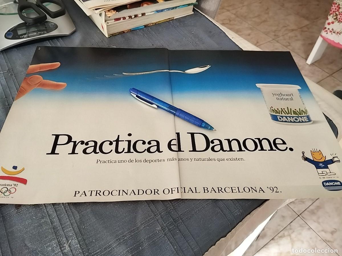 Cat&aacute;logos publicitarios: DANONE NATURAL COBI BARCELONA 92 ANUNCIO PUBLICIDAD REVISTA 1991 BONITO PARA ENMARCAR