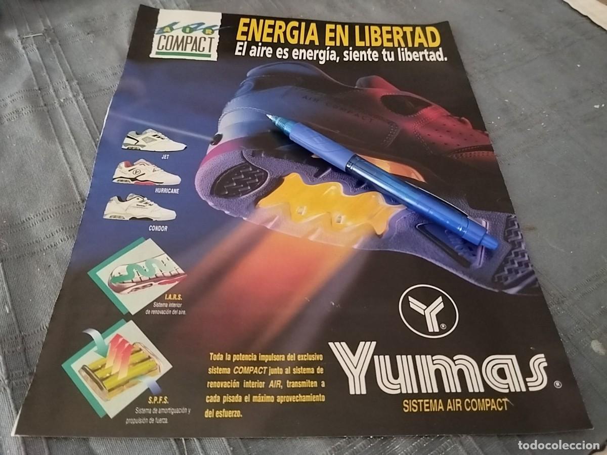 Cat&aacute;logos publicitarios: CALZADO ZAPATILLAS YUMAS ANUNCIO PUBLICIDAD REVISTA 1992 BONITO PARA ENMARCAR