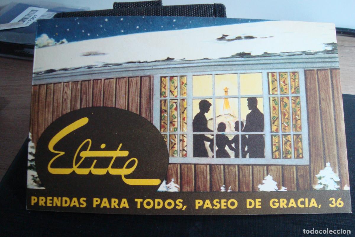 Cat&aacute;logos publicitarios: ANTIGUO DIPTICO PUBLICIDAD ELITE SASTRERIA CAMISERIA BARCELONA