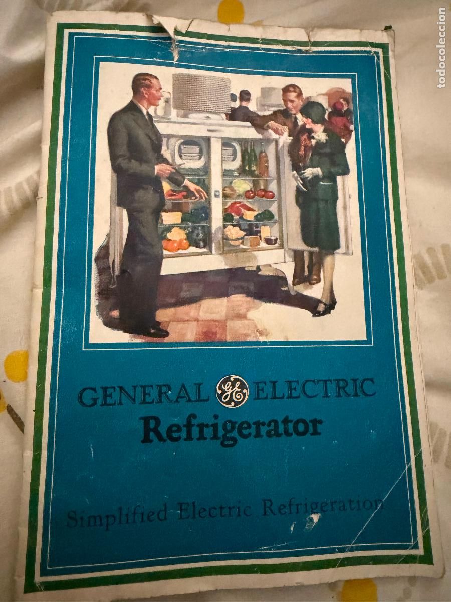 Cat&aacute;logos publicitarios: Cat&aacute;logo general electric refrigerator 1928