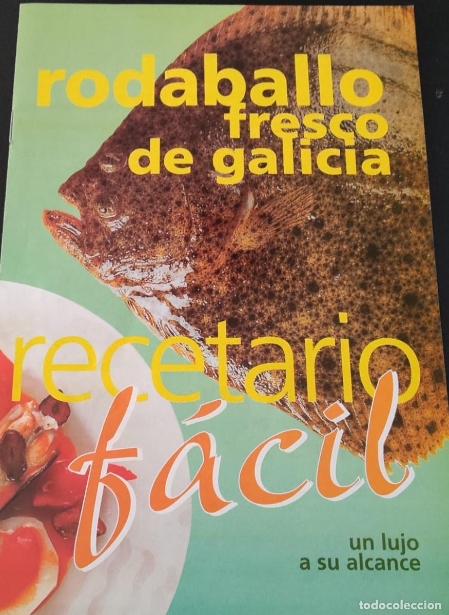 Cat&aacute;logos publicitarios: FOLLETO RODABALLO FRESCO DE GALICIA RECETARIO F&Aacute;CIL AROGA