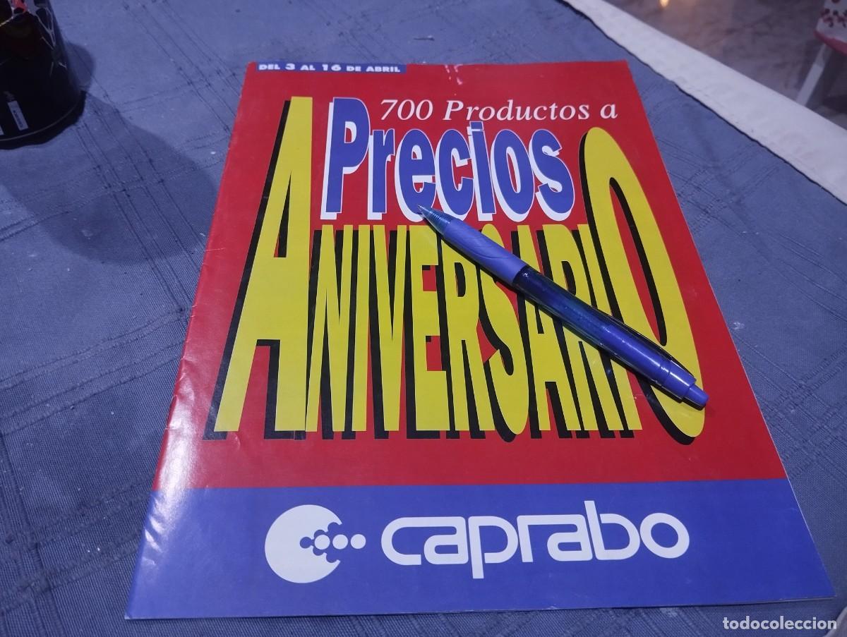 Cat&aacute;logos publicitarios: ANTIGUO CATALOGO SUPERMERCADO CAPRABO PRECIOS EN PESETAS 1997