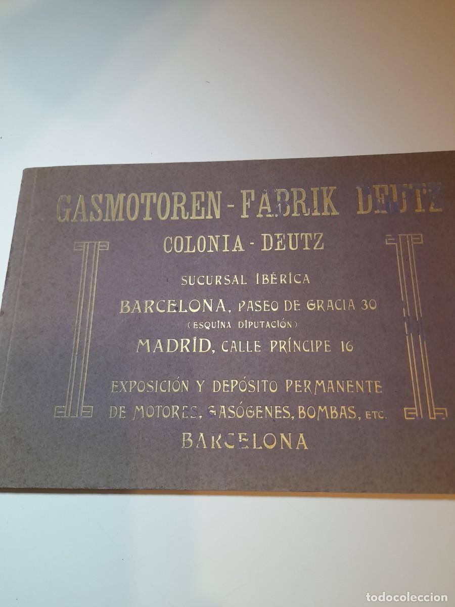 Cat&aacute;logos publicitarios: Cat&aacute;logo &rdquo;LEGITIMOS MOTORES OTTO&rdquo; 1910 Gasmotoren- Fabrik Deutz
