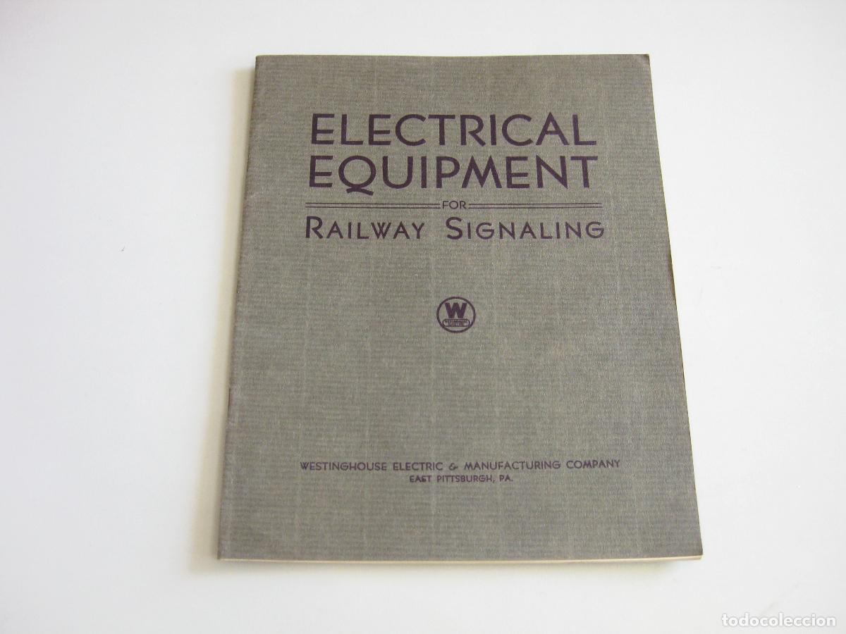 Cat&aacute;logos publicitarios: ANTIGUO CAT&Aacute;LOGO DE SE&Ntilde;ALES DE FERROCARRILES. DESVIOS DE FERROCARRILES 1929