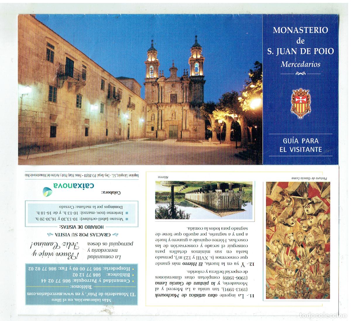 Cat&aacute;logos publicitarios: MONASTERIO DE S. JUAN DE OIO. MERCEDARIOS. GU&Iacute;A PARA EL VISITANTE. CAT&Aacute;LOGO. (P/C56)