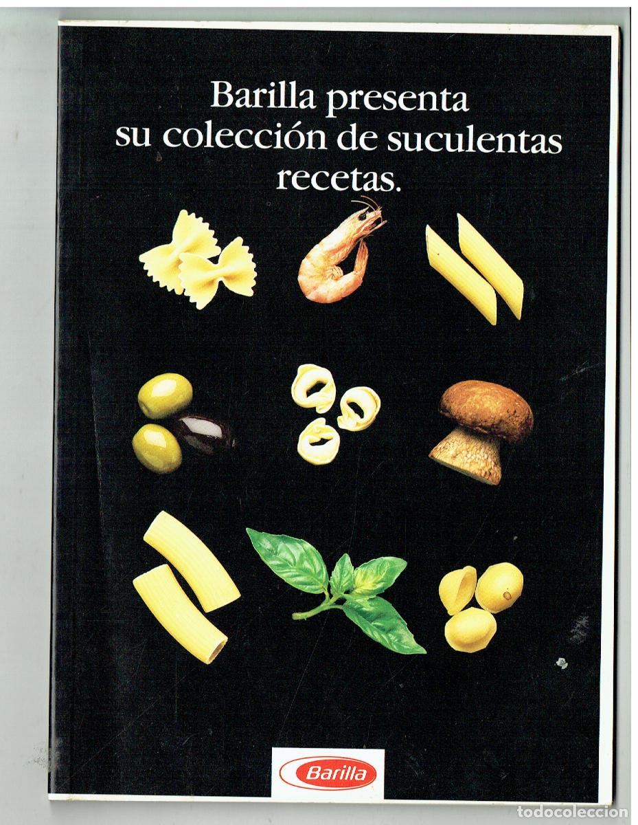 Cat&aacute;logos publicitarios: BARILLA PRESENTA SU COLECCI&Oacute;N DE SUCULENTAS RECETAS. CAT&Aacute;LOGO. (P/C56)