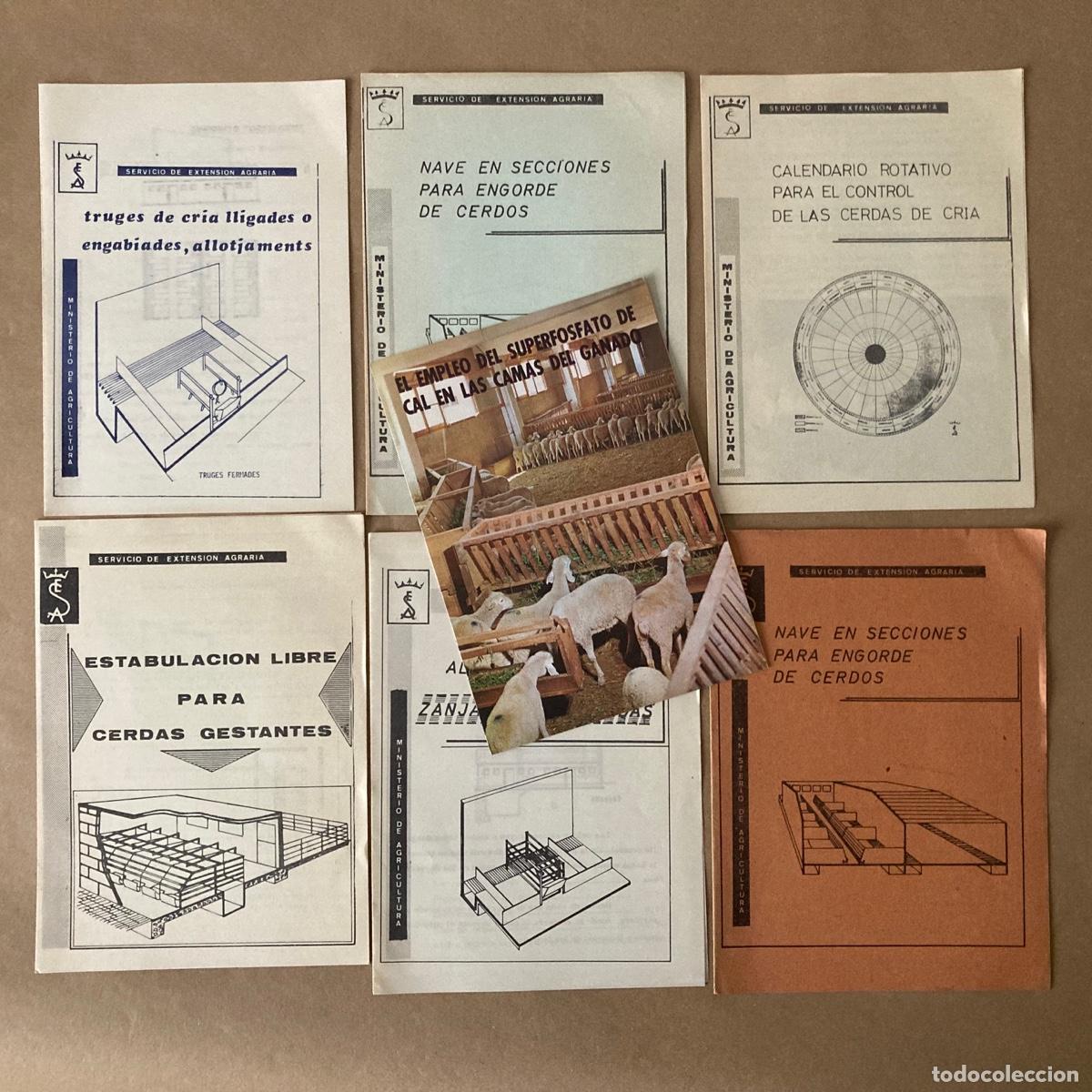 Cat&aacute;logos publicitarios: FOLLETOS PUBLICITARIOS MINISTERIO DE AGRICULTURA A&Ntilde;OS 60; SERVICIO EXTENSI&Oacute;N AGRARIA
