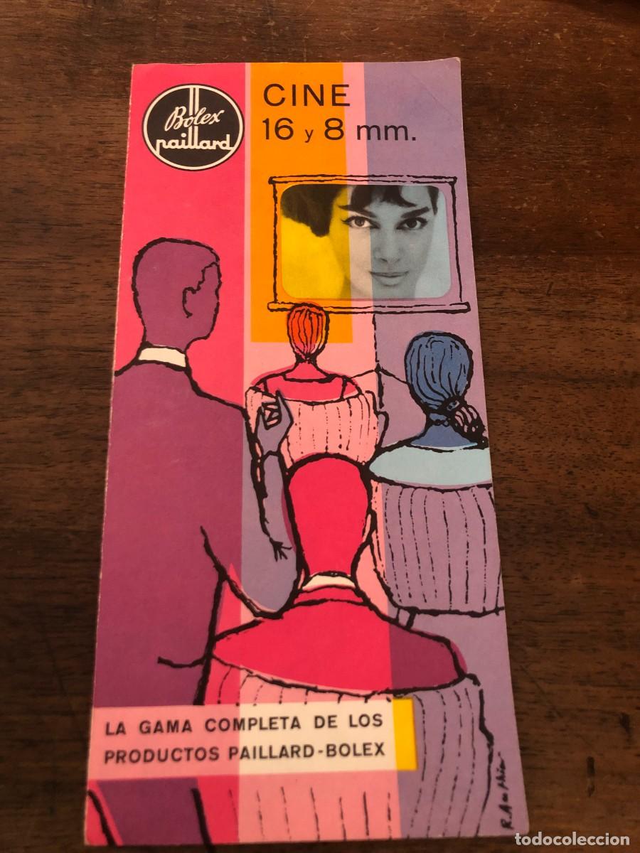Cat&aacute;logos publicitarios: TR&Iacute;PTICO CINE 16 Y 8 MM. GAMA COMPLETA PRODUCTOS PAILLARD-BOLEX