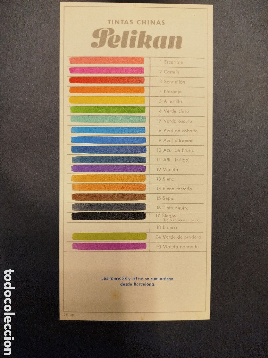 Cat&aacute;logos publicitarios: CAT&Aacute;LOGO PUBLICITARIO TINTAS CHINAS PELIKAN