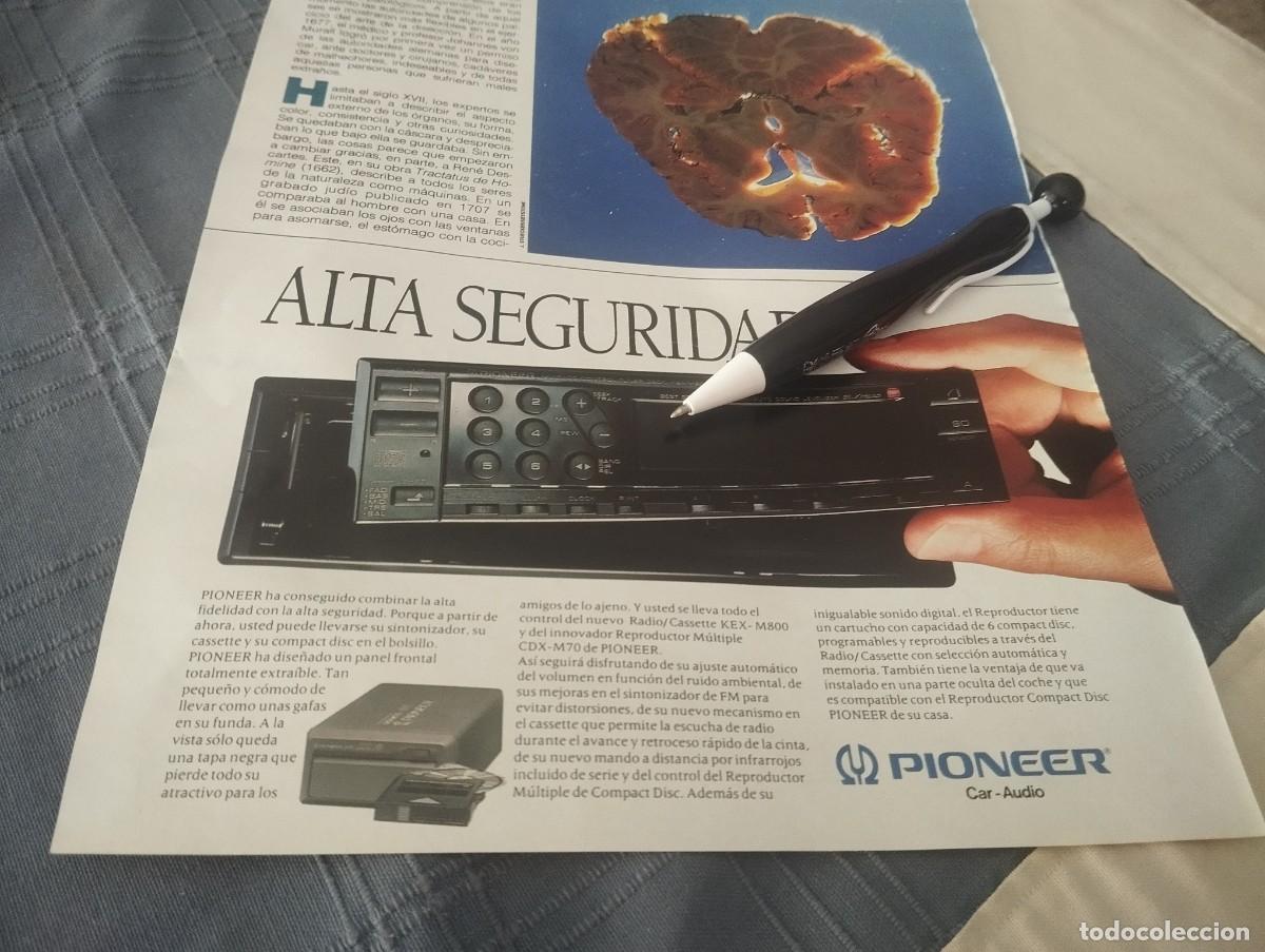 Cat&aacute;logos publicitarios: CASSETTE PIONEER IANUNCIO PUBLICIDAD REVISTA 1989 BONITO PARA ENMARCAR