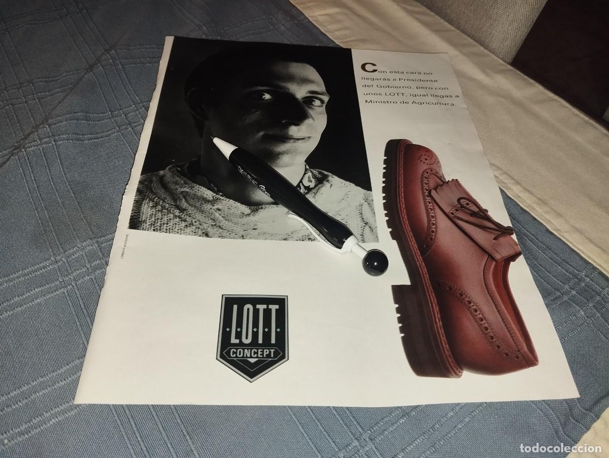 Cat&aacute;logos publicitarios: ZAPATOS LOTT ANUNCIO PUBLICIDAD REVISTA 1989 BONITO PARA ENMARCAR