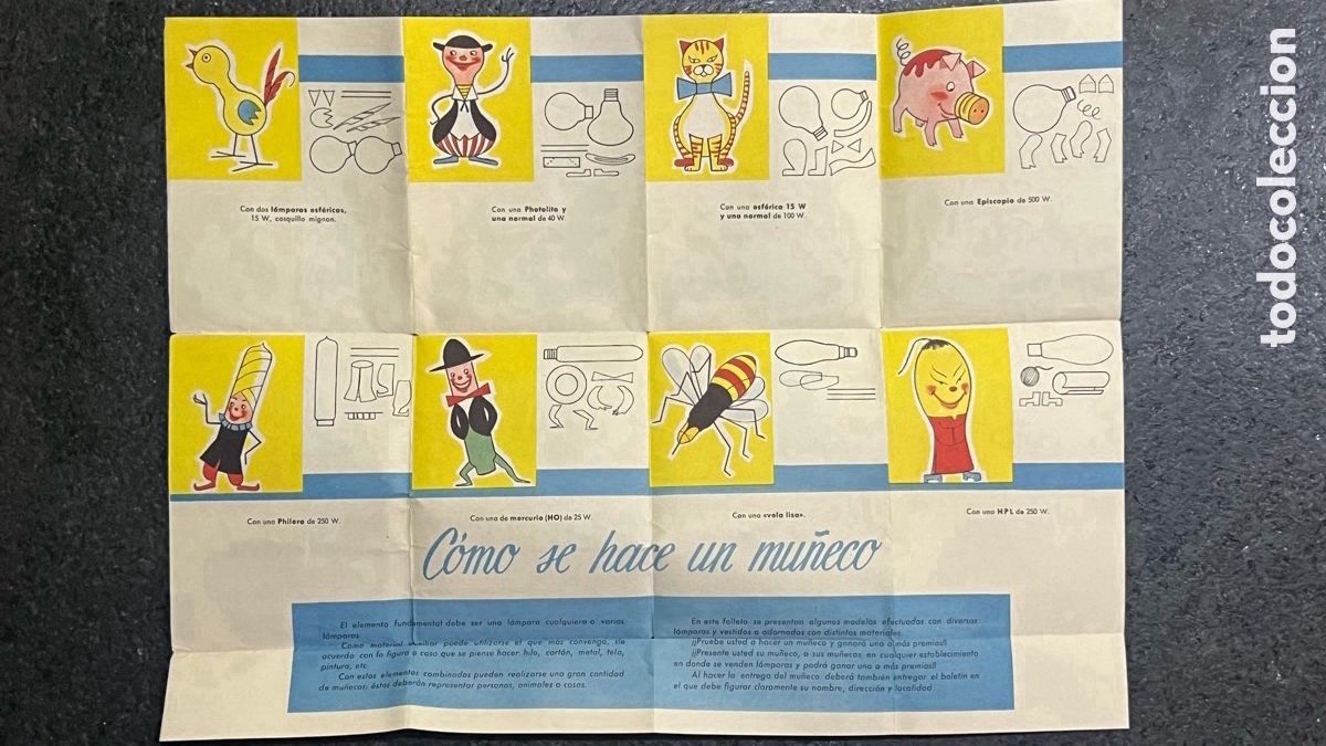 Cat&aacute;logos publicitarios: FOLLETO GRAN CONCURSO DE MU&Ntilde;ECOS PHILIPS - Foto 3