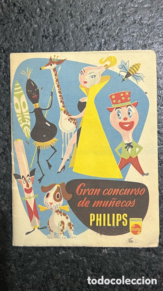 Cat&aacute;logos publicitarios: FOLLETO GRAN CONCURSO DE MU&Ntilde;ECOS PHILIPS