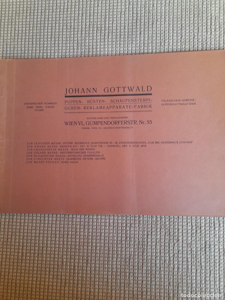 Cat&aacute;logos publicitarios: Cat&aacute;logo MANIQUIS Y ESCAPARATISMO 1915-20 JOHANN GOTTWALD Viena