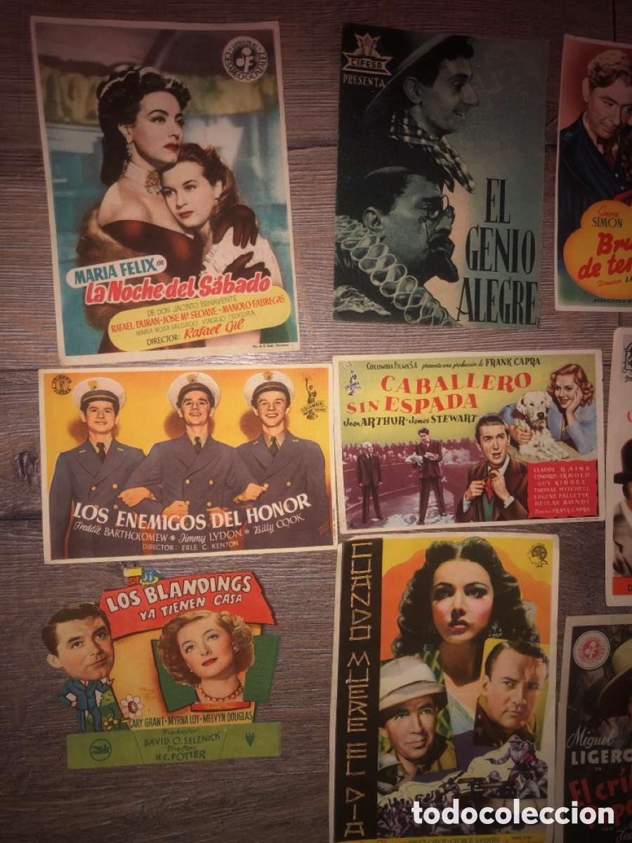 Cat&aacute;logos publicitarios: Programas de mano antiguo a&ntilde;os - Foto 2