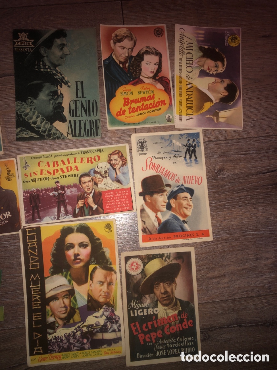 Cat&aacute;logos publicitarios: Programas de mano antiguo a&ntilde;os - Foto 3