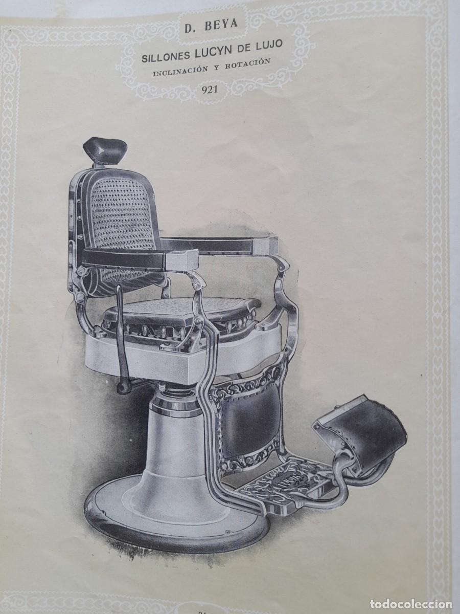 Cat&aacute;logos publicitarios: Catalogo SILLONES KOKEN BARBERIA Y PELUQUERIA Aprox. 1920 en espa&ntilde;ol