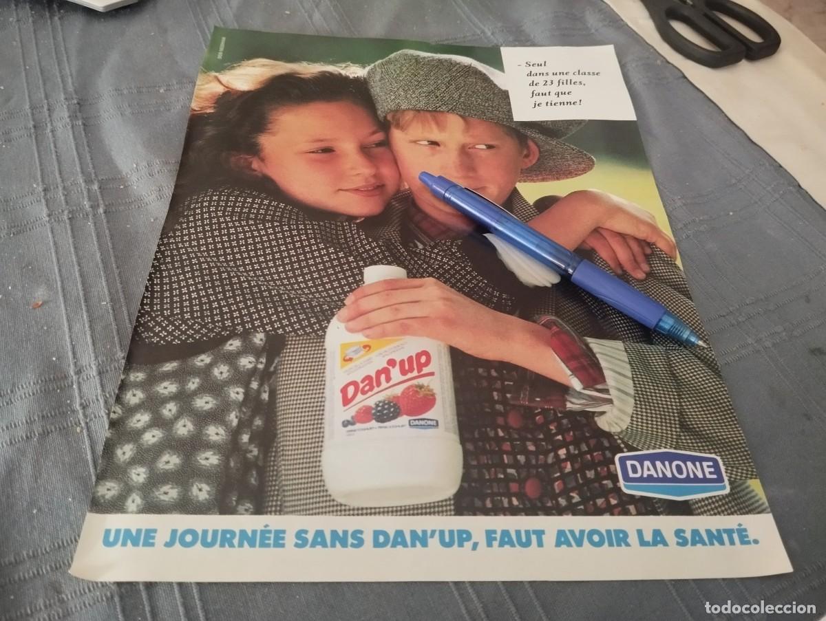 Cat&aacute;logos publicitarios: DAN'UP DANONE ANUNCIO PUBLICIDAD REVISTA FRANCESA 1989