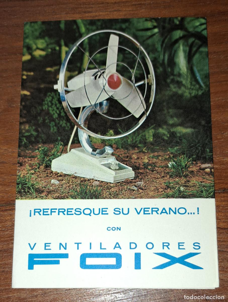 Cat&aacute;logos publicitarios: VENTILADORES FOIX - FOLLETO PUBLICITARIO - A&Ntilde;O 1966 - TR&Iacute;PTICO