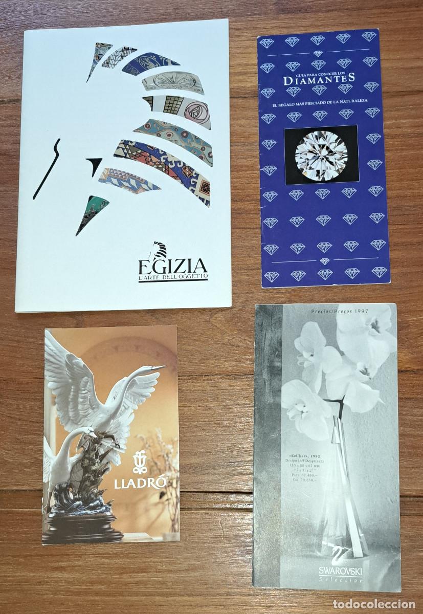 Cat&aacute;logos publicitarios: LLADR&Oacute; - CAT&Aacute;LOGO m&aacute;s CATALOGO SWAROVSKI - CAT&Aacute;LOGO EGIZIA y GUIA DE LOS DIAMANTES