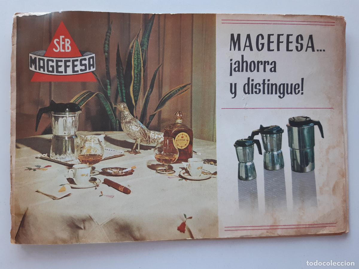 Cat&aacute;logos publicitarios: MAGEFESA AHORRA Y DISTINGUE 1968 ANTIGUA PUBLICIDAD CAFETERA Libreto