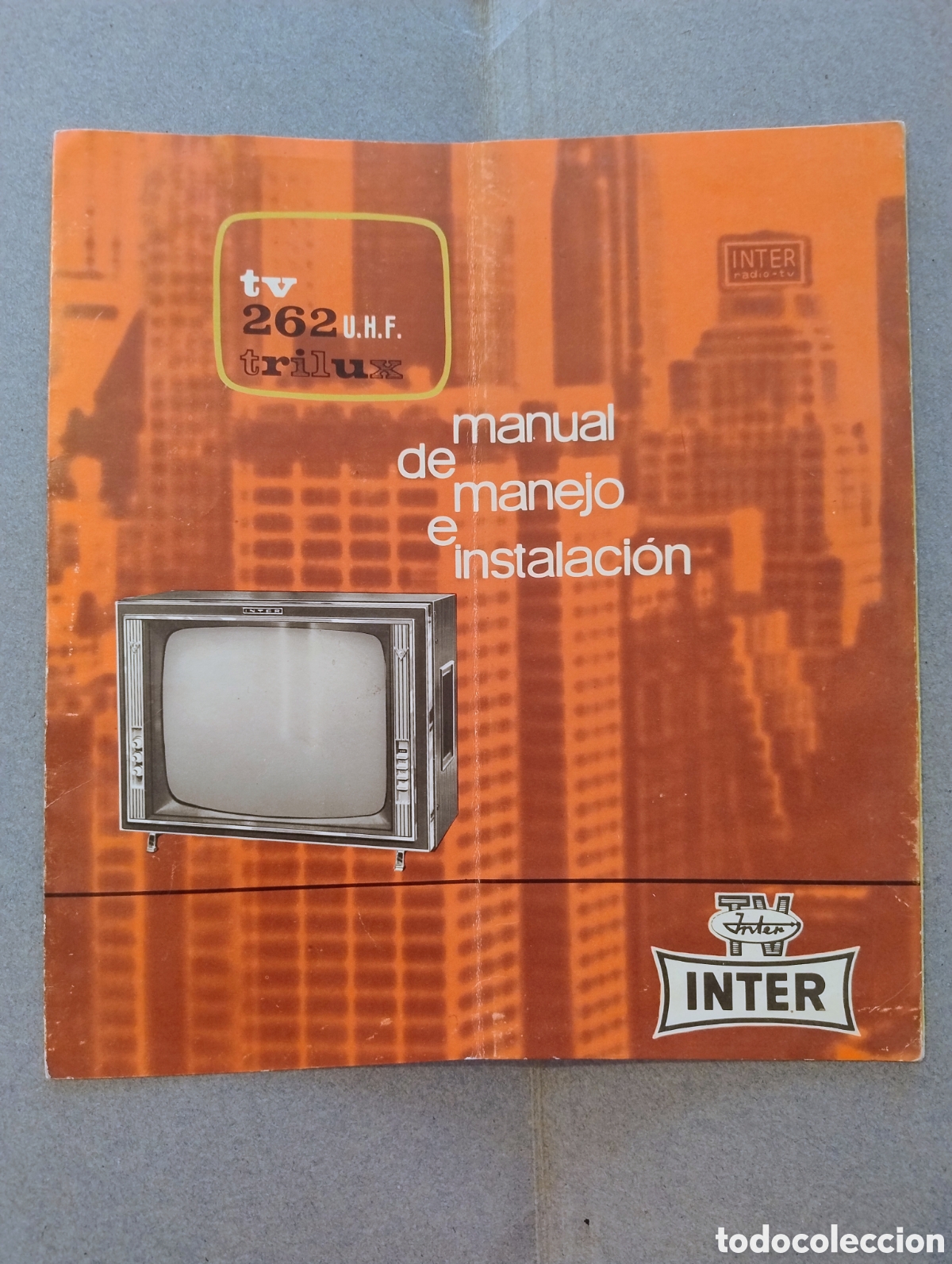 Cat&aacute;logos publicitarios: Cat&aacute;logo antiguo televisi&oacute;n