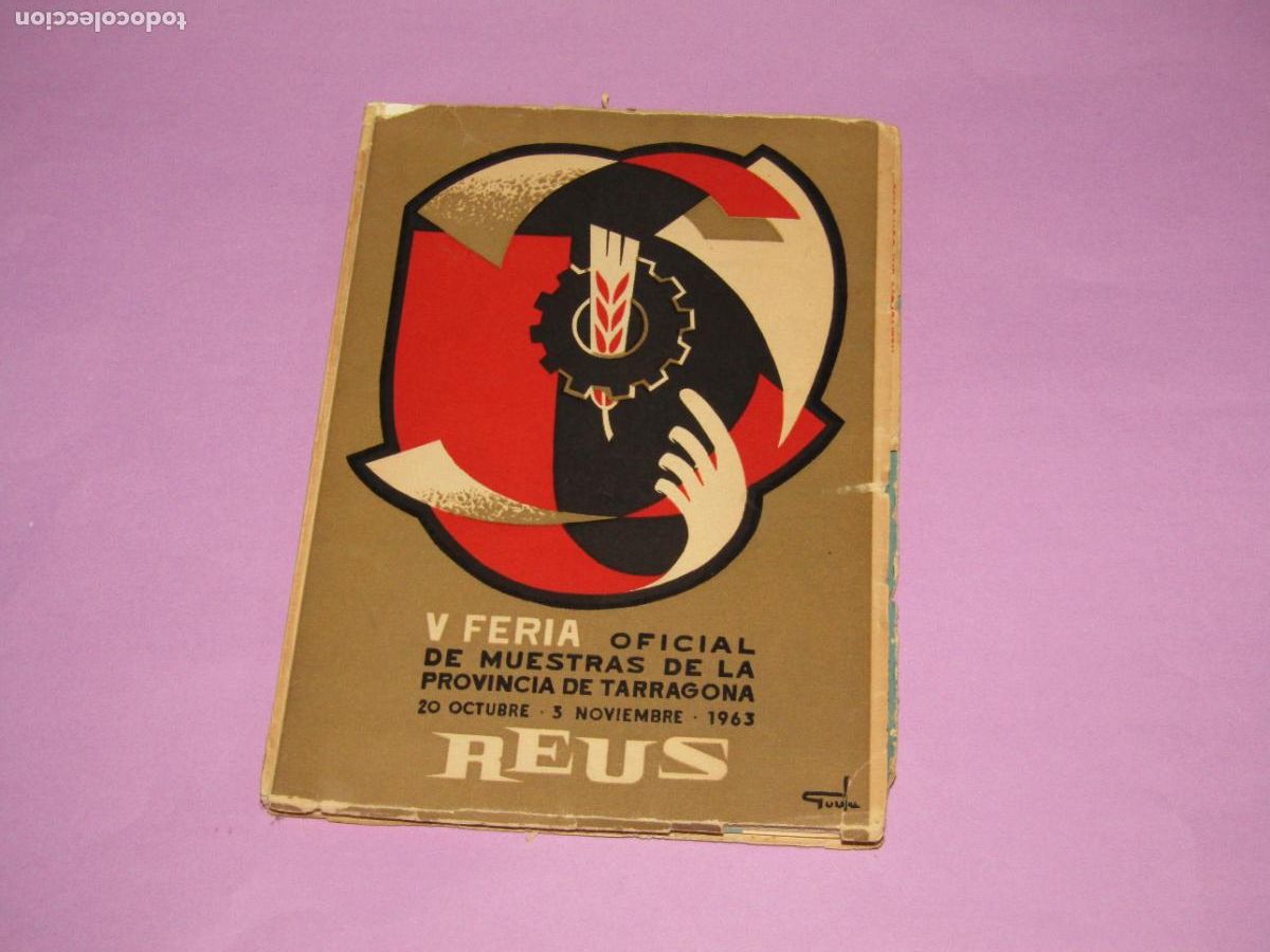 Cat&aacute;logos publicitarios: Antiguo Cat&aacute;logo de la V Feria de Muestras Provincia de Tarragona en REUS del a&ntilde;o 1963