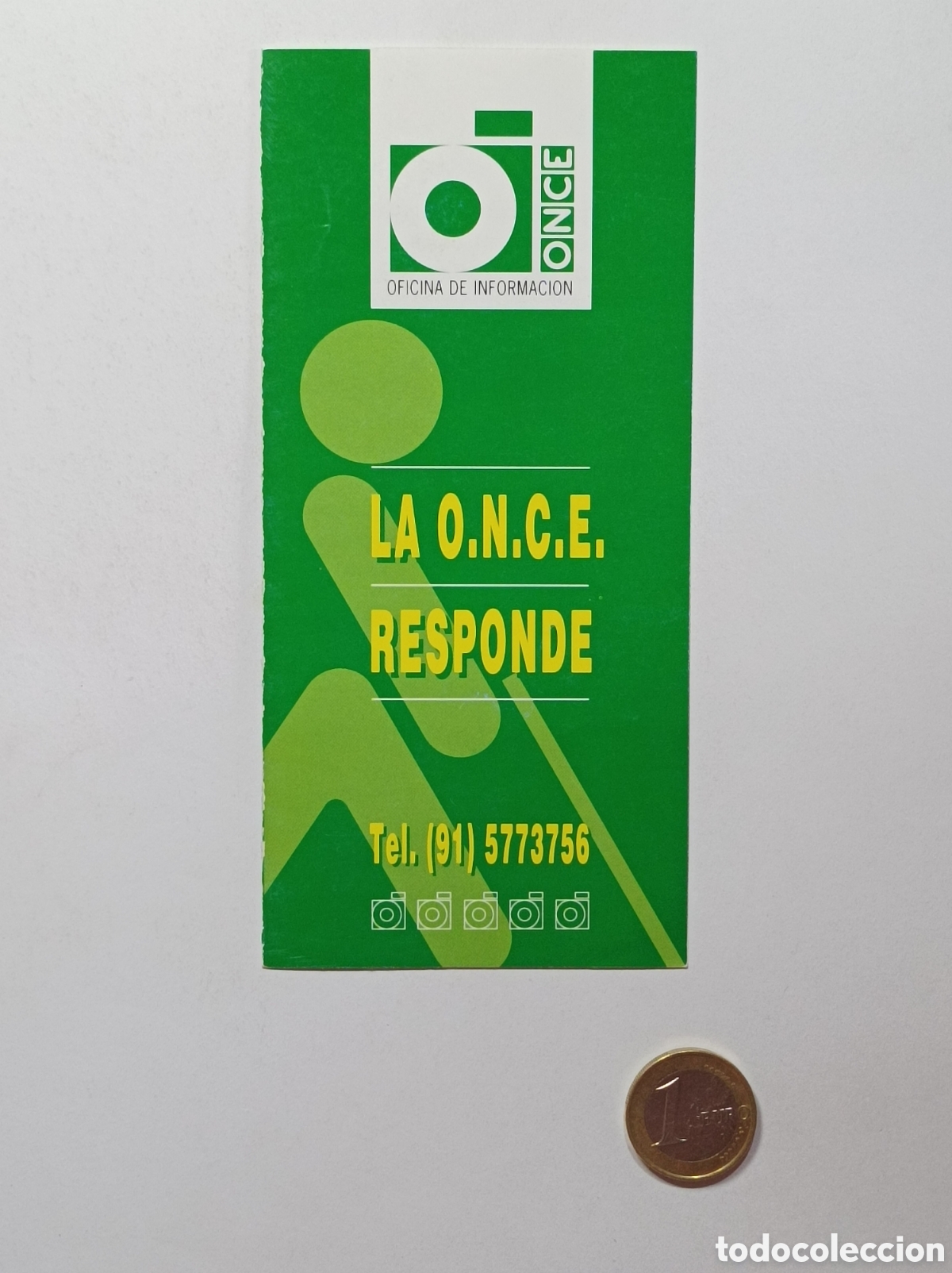 Cat&aacute;logos publicitarios: ANTIGUO FOLLETO DIPTICO ONCE. PEQUE&Ntilde;O. O.N.C.E. CIEGOS.