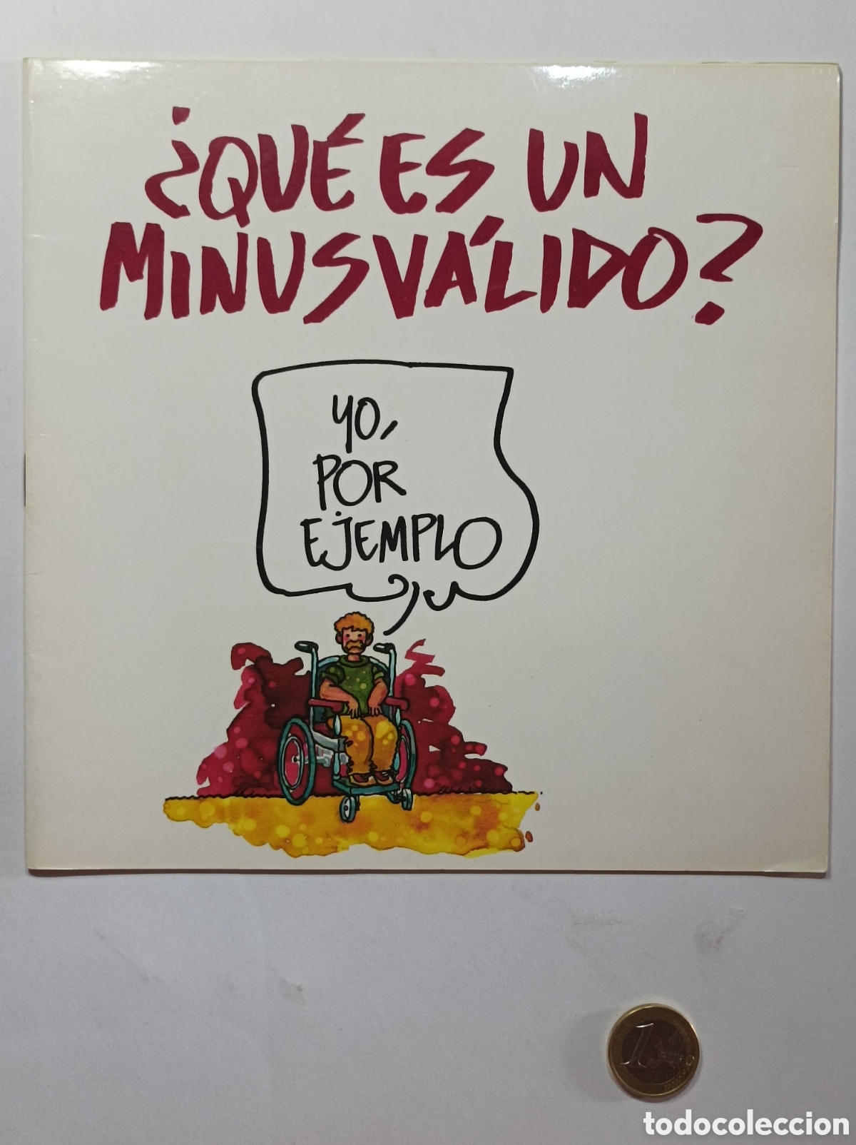 Cat&aacute;logos publicitarios: ANTIGUO FOLLETO FUNDACI&Oacute;N DE MINUSV&Aacute;LIDOS. 26 PAGINAS.