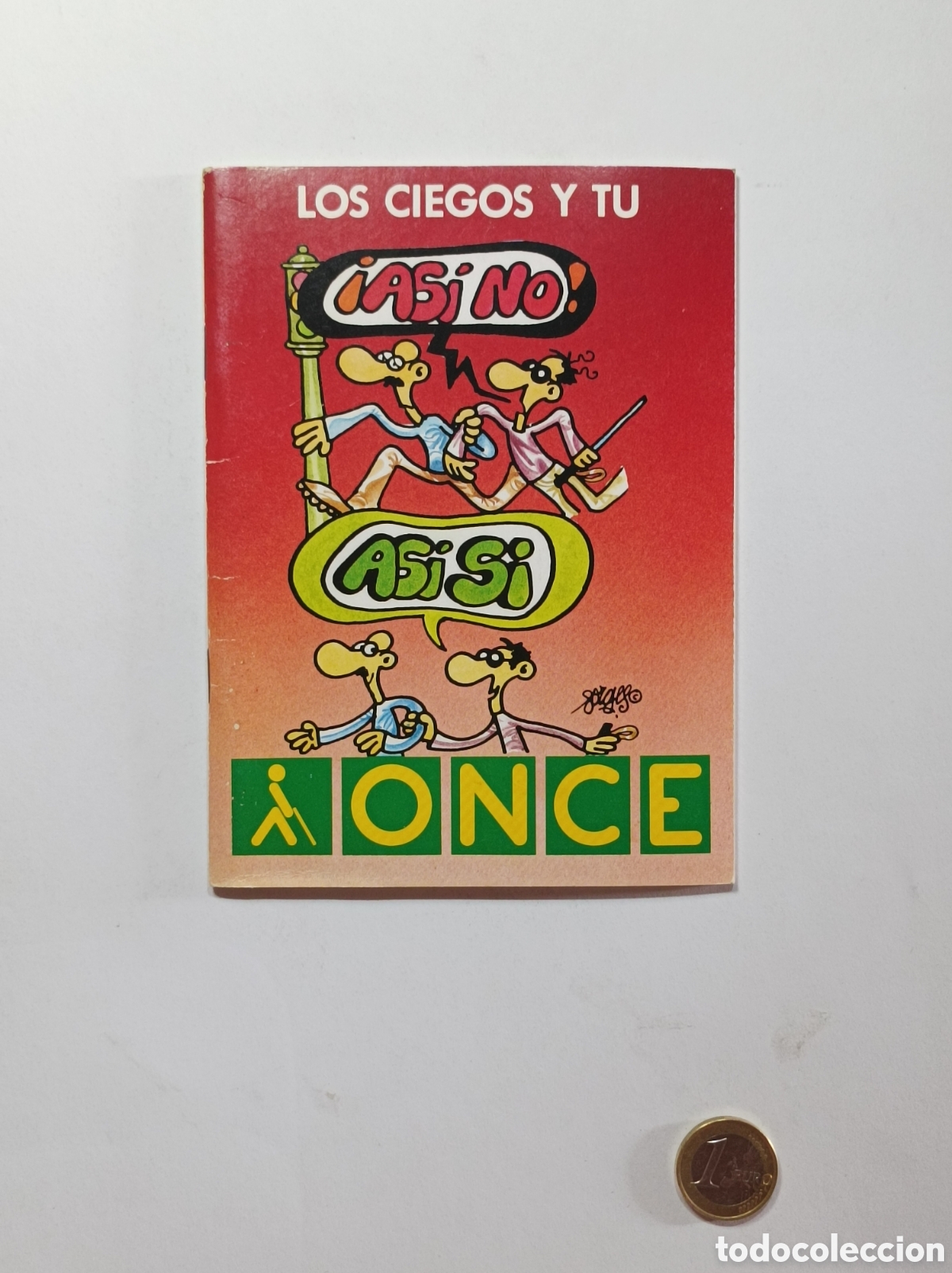 Cat&aacute;logos publicitarios: ONCE. LOS CIEGOS Y TU. FOLLETO PUBLICIDAD FORGES. O.N.C.E. CIEGOS.