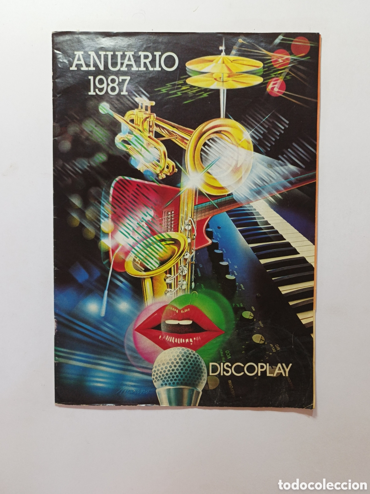 Cat&aacute;logos publicitarios: ANUARIO 1987 DISCOPLAY. REVISTA. BUEN ESTADO.
