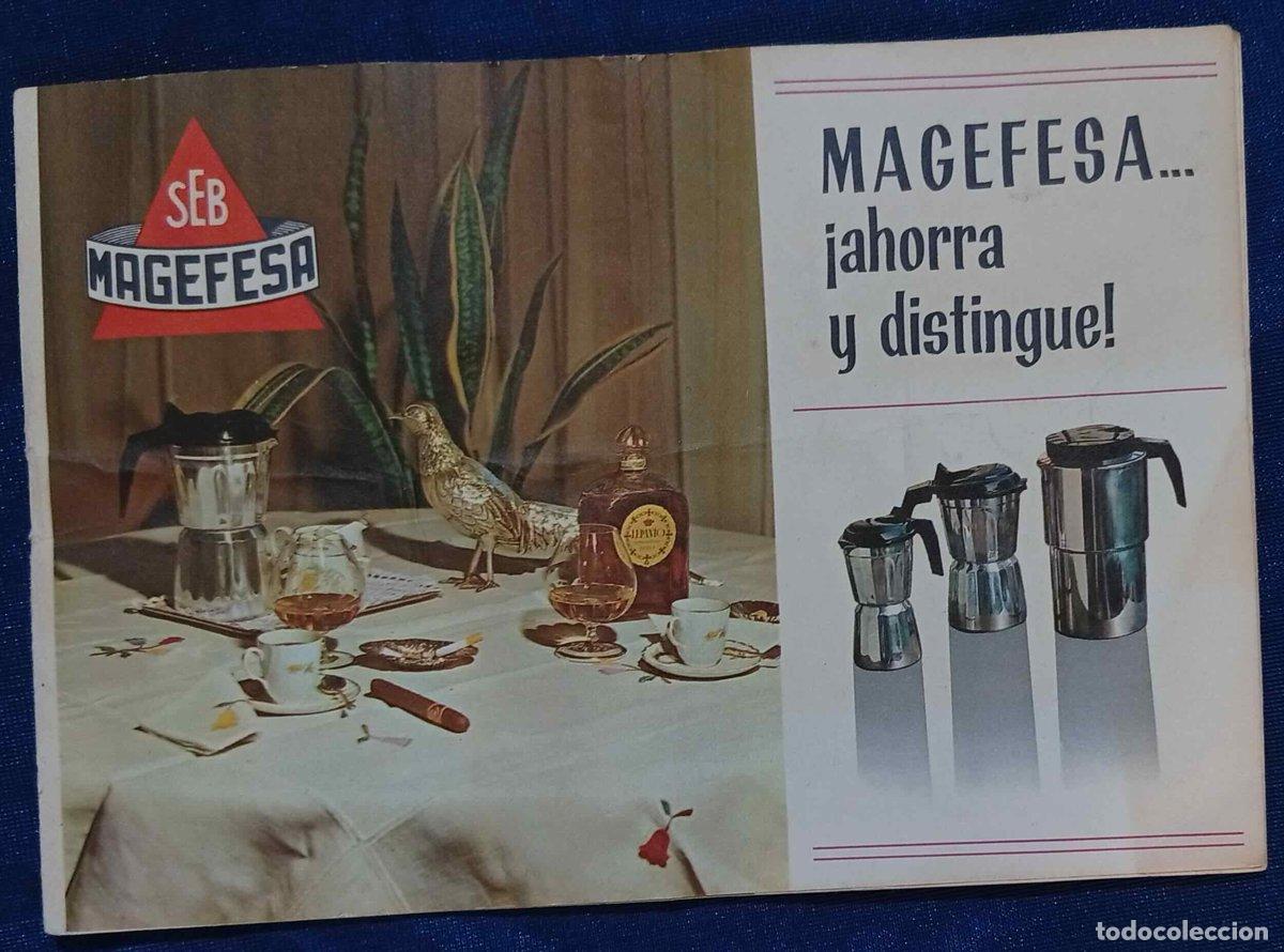 Cat&aacute;logos publicitarios: CAT&Aacute;LOGO SEB MAGEFESA. RECETAS, CARACTER&Iacute;STICAS, DELEGACIONES. BILBAO, 1968.